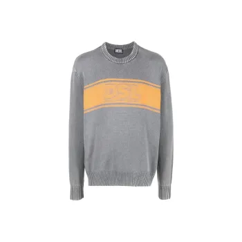 DIESEL Sweaters Men Gray