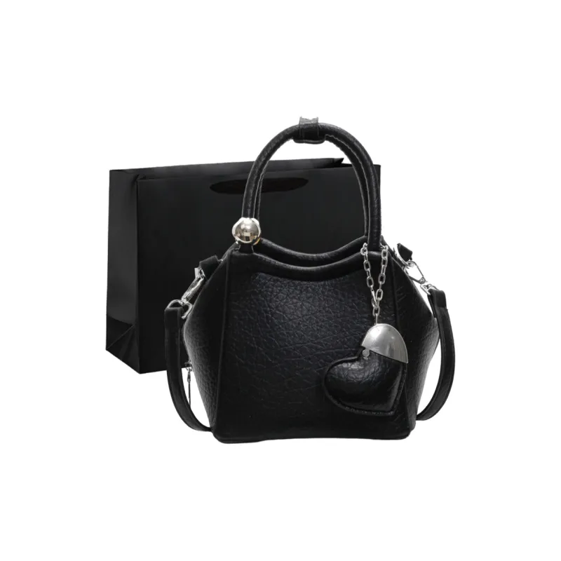 PINK·LAND PU Shoulder Bag, Crossbody Bag, Handbag Women's Black/Ecru/Silver/Pink/Purple/Yellow-0