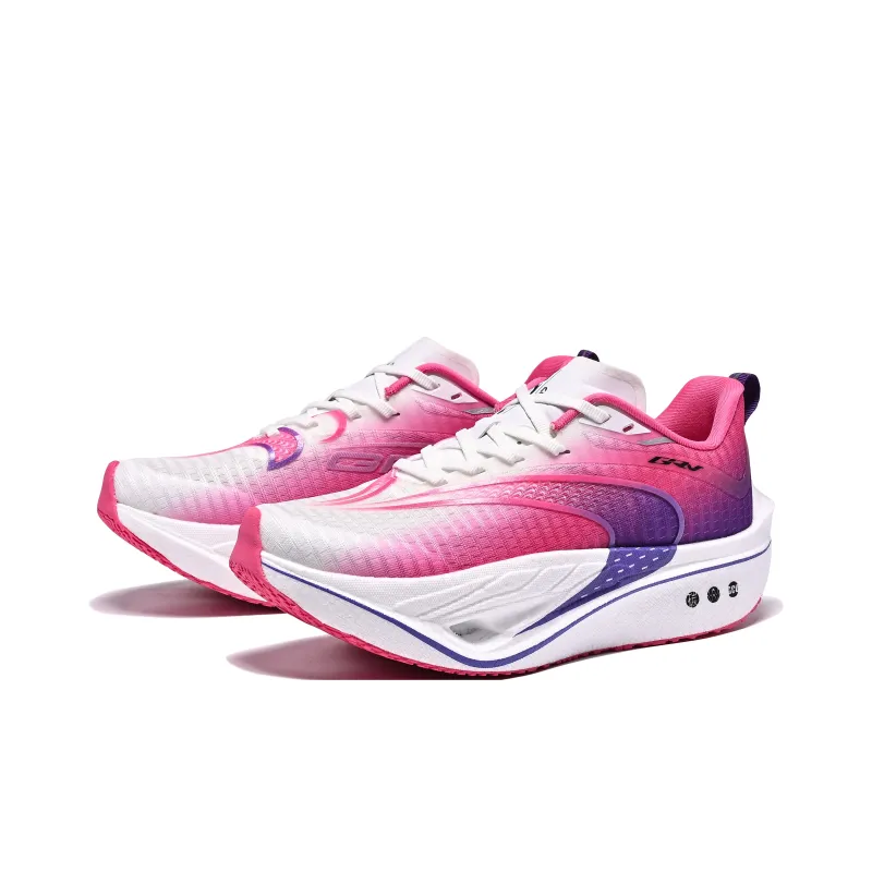 K bird Running Shoes Unisex Low Top White Pink Blue Red-2