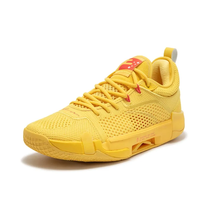 361° Slip Resistant, Abrasion Resistant, Breathable Low Top Basketball Shoes Men's Sunset Coral-1