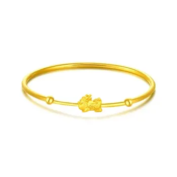 KING TAI SANG S925 Silver Bangles Women's