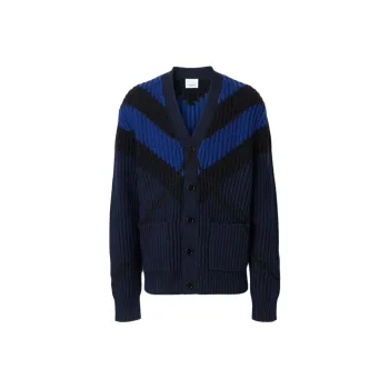 Burberry Sweaters Men Blue