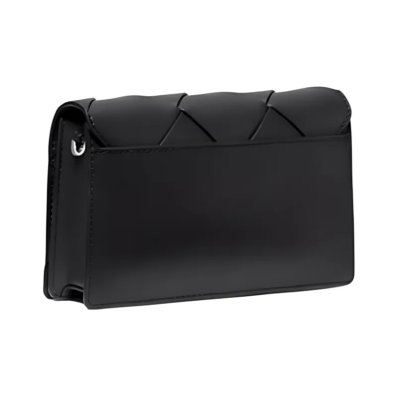 MICHAEL KORS Jet Set Leather Shoulder Bag Medium Size Women's Black-1
