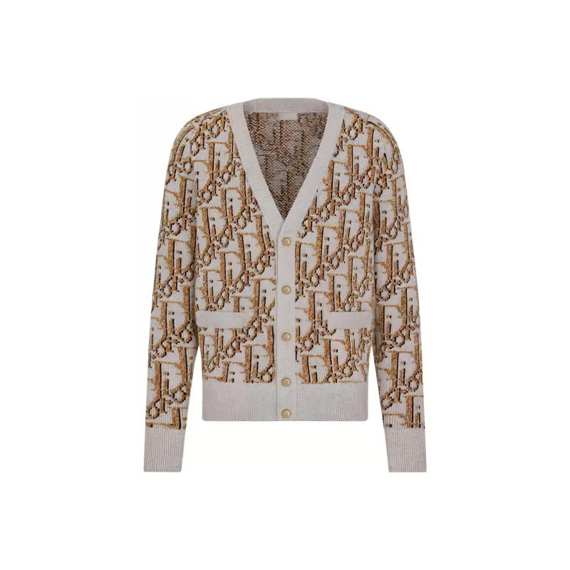 DIOR FW22 Sweater Men's Beige Brown-0