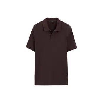 Massimo Dutti Polo Shirt Men's Brown
