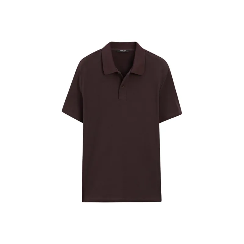 Massimo Dutti Polo Shirt Men's Brown-0