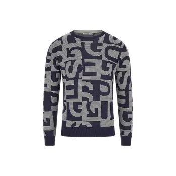 GUESS Sweaters Men Blue