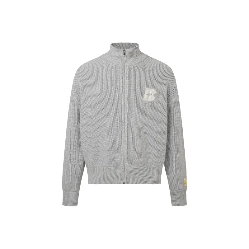 BIPOLAR Sweater Unisex Ecru Black Gray-10