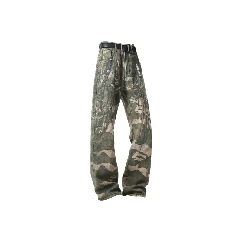 Kung Fu Panda Jeans Unisex Green-2