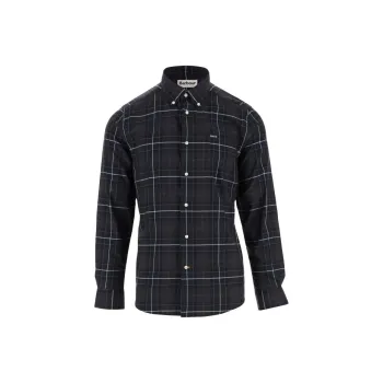 BARBOUR Checked Collared Long Sleeve Shirt