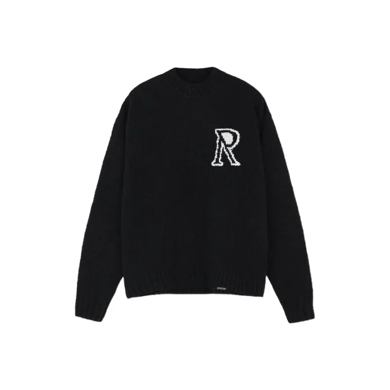 REPRESENT Initial Boucle Knitted Sweater-0