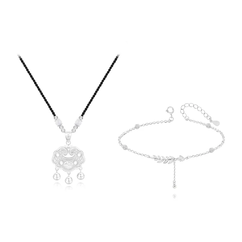 FANFRI Sterling Silver Necklaces Women's-11