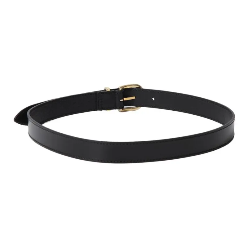ISABEL MARANT Logo Engraved Buckle Belt-3