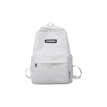 Single Warehouse Nylon Backpack Unisex White/Black/Red/Khaki/Blue