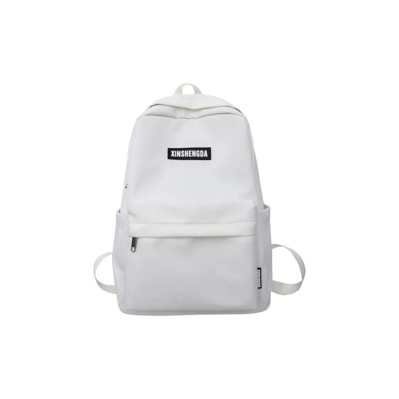Single Warehouse Nylon Backpack Unisex White/Black/Red/Khaki/Blue-0