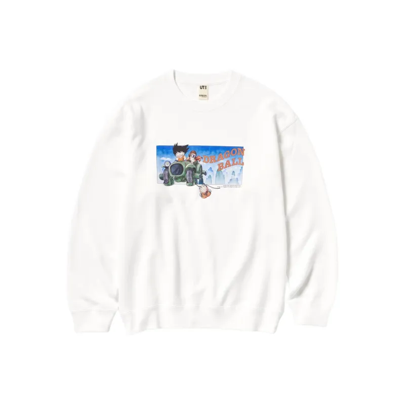 Dragon Ball X UNIQLO Dragon Ball Collaboration Sweatshirts Unisex White-0
