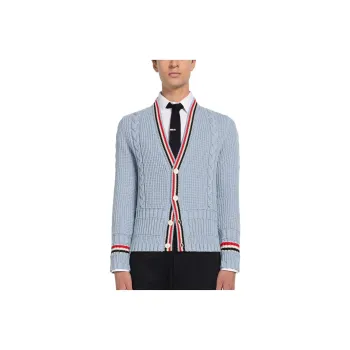 THOM BROWNE· Sweater Men's Light Blue