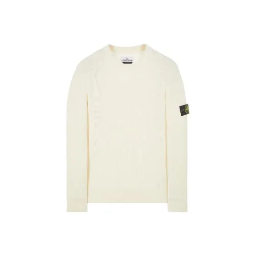 STONE ISLAND Sweater Men's Natural White