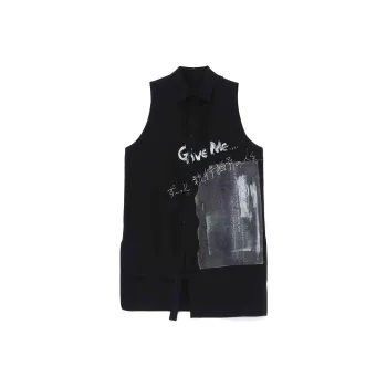 Yohji Yamamoto Tank Tops Men Black