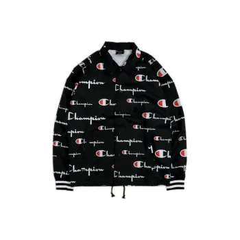 Champion Jacket US Version Unisex Black