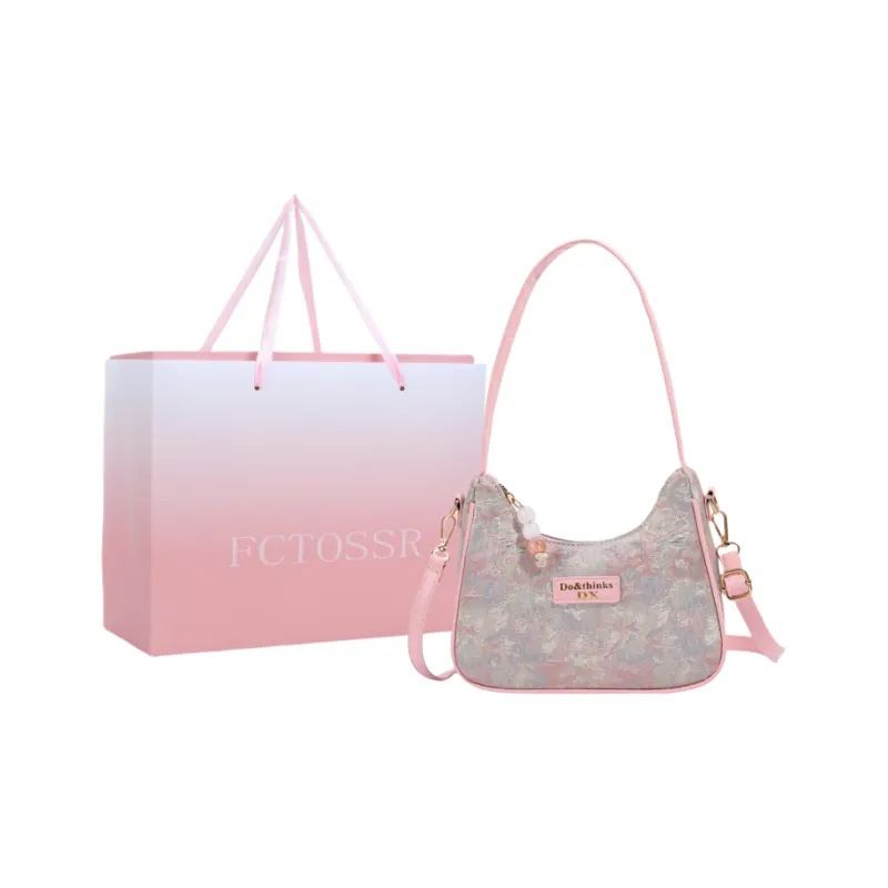FCTOSSR PU Dumpling Bag Shoulder Bag Regular Women's Blue, Purple, Pink-6