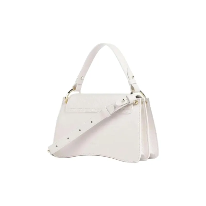 COCCINELLE Leather Shoulder Bag, Crossbody Bag, Handbag Women's White-1