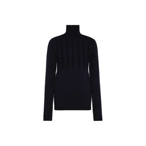 Maison Margiela High Neck Cable Knitted Jumper