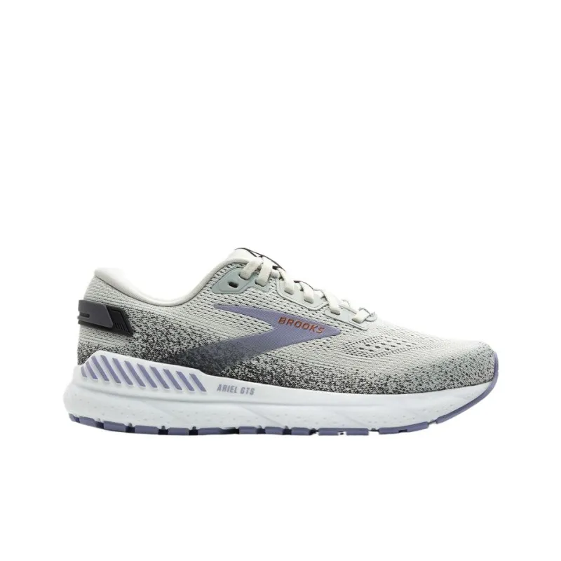 Brooks Ariel Gts 24 Mercury Ebony Sweet Lavender Women's-1