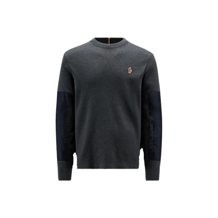 Moncler Sweaters Men Dark Gray-0