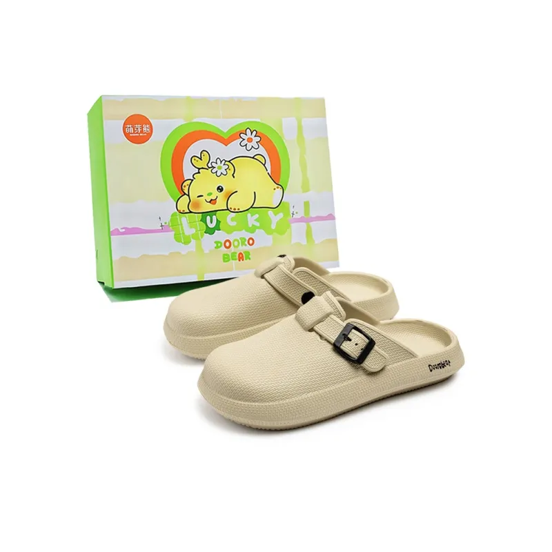 Budding Bear EVA Abrasion Resistant Slip Resistant Closed Toe Slippers Unisex-4