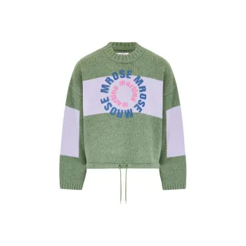 Martine Rose Logo Printed Knitted Jumper