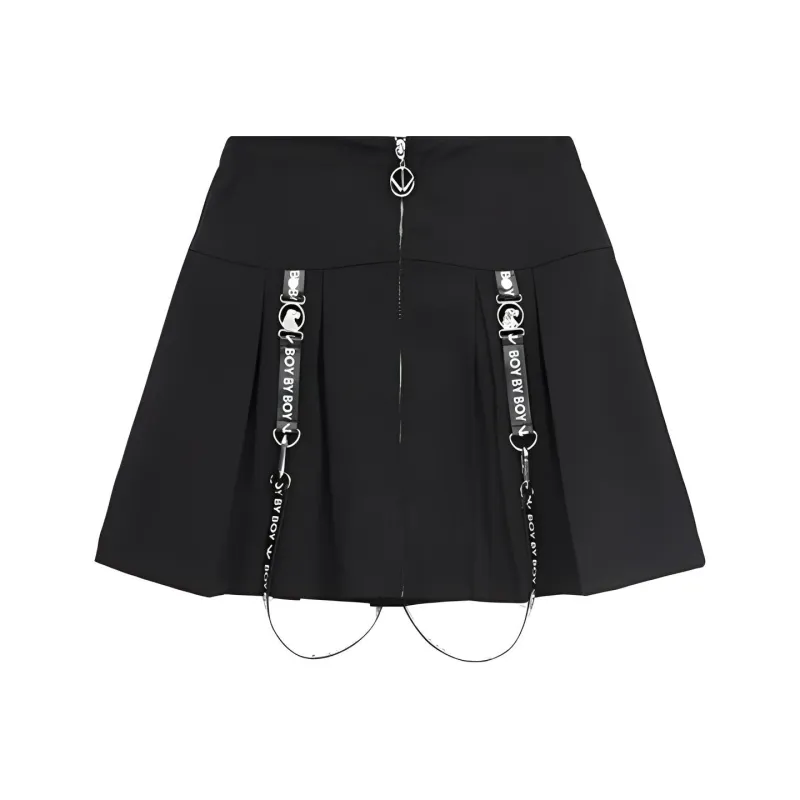 BOY BY BOY Casual Short Skirts Women's Black-1