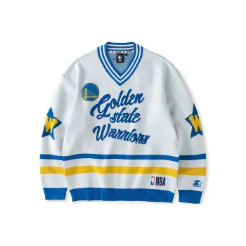 STARTER Sweaters Unisex White Blue