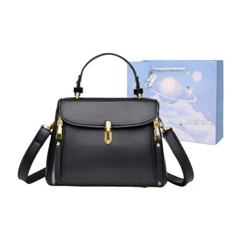 Duoluplo Doron Paul PU Handbag Women's Black/Coffee/Brown