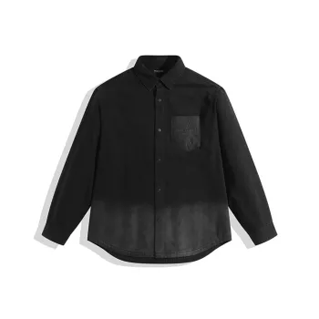 PEACEBIRD MEN Shirts Men Dark Gray 1