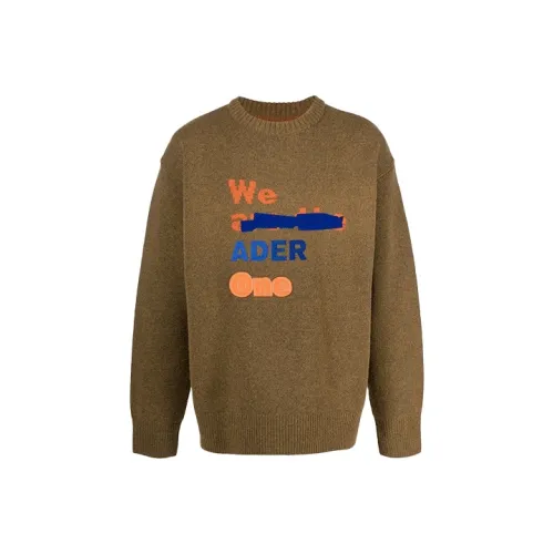 ADER ERROR Sweaters Men Yellow Brown