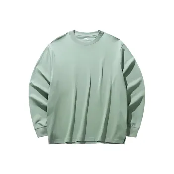 CHAOJIANTA Sweatshirt Unisex Mature Jasmine Green