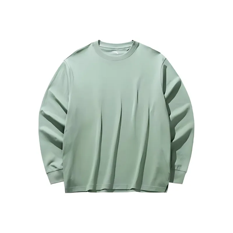 CHAOJIANTA Sweatshirt Unisex Mature Jasmine Green-0