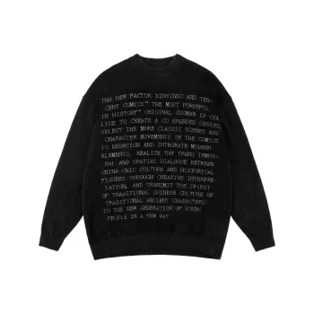 XINYINSU 24FW Sweater Unisex Black