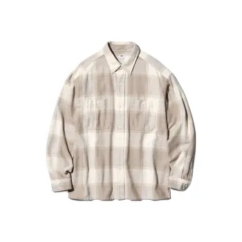 UNIQLO Shirts Unisex Dark Beige