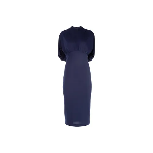 PRADA Short-Sleeved Dresses Women's Blue