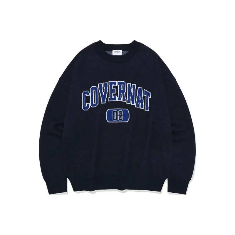 COVERNAT Sweater Unisex Dark Marine Blue-0