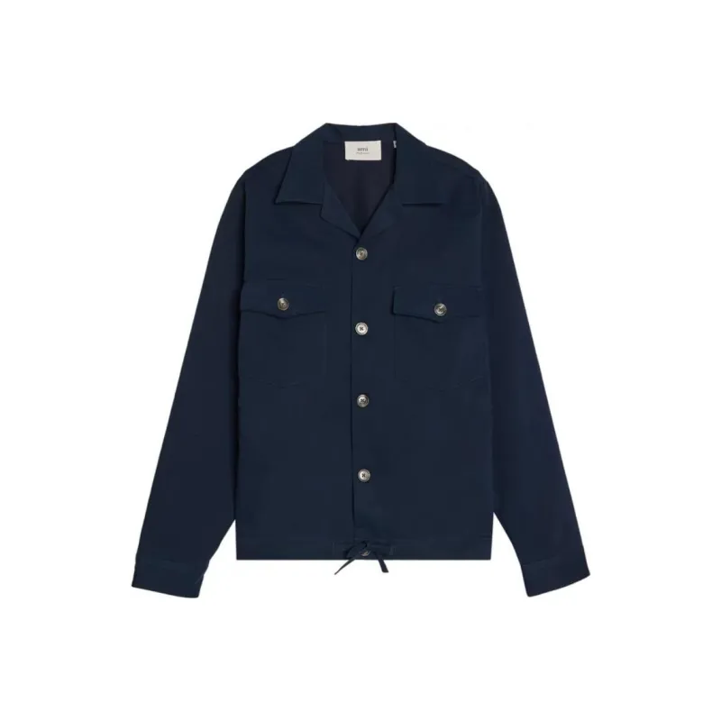 AMIPARIS Classic Overshirt With Drawstring-0