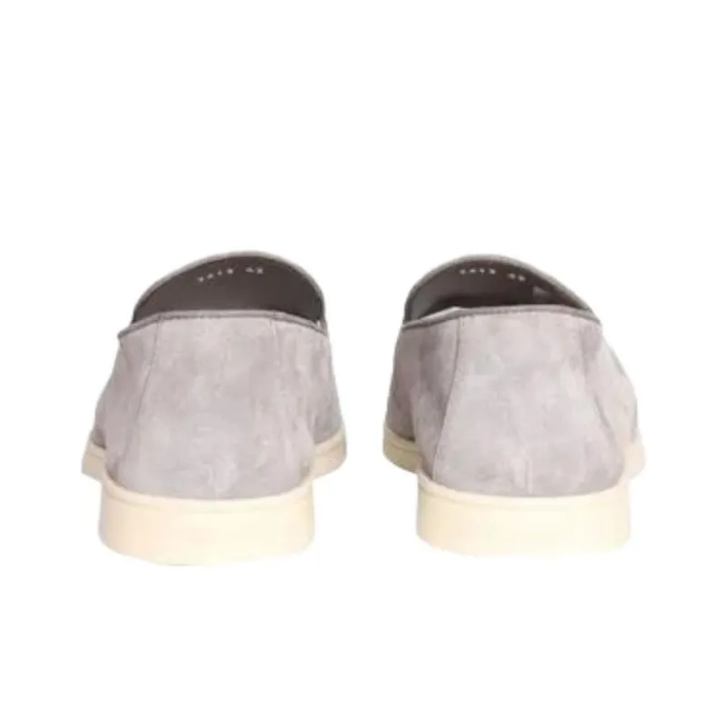 DOUCAL'S Mocassin Casual Shoes Men's Gray-3