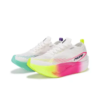 PERW Low Top Genuine Carbon Plate Running Shoes Unisex Mismatched Color Rainbow After The Rain