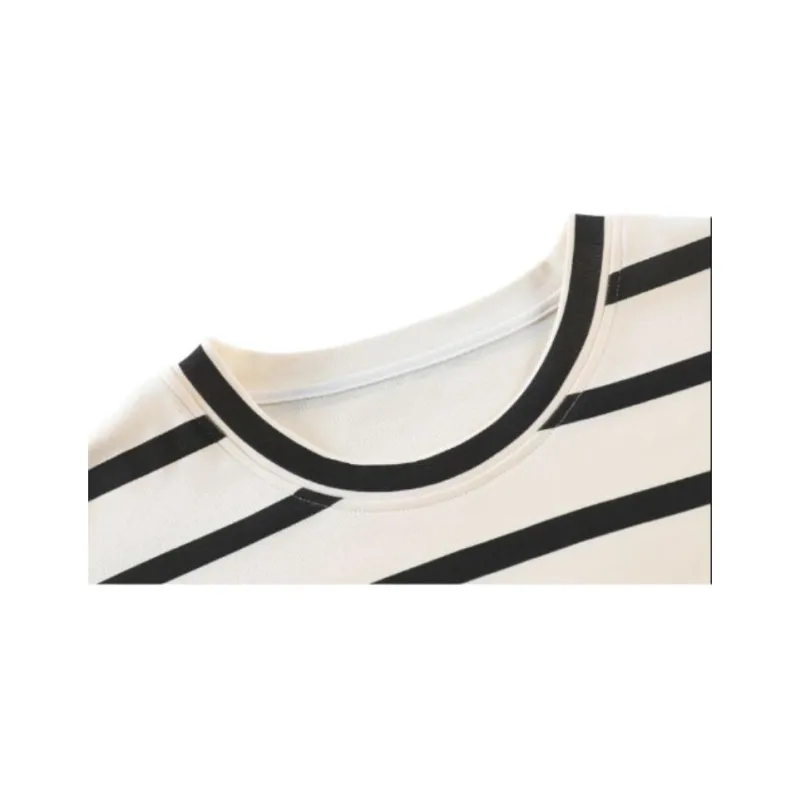 Ordifen Nightgown Women's Black White-1