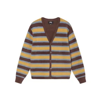 Stussy Striped Cardigan