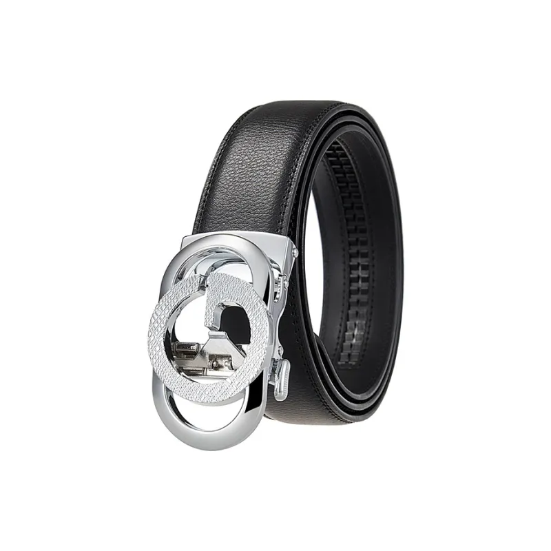 YUZHAOLIN Cow Leather Belts Men's Width 3.5CM-3