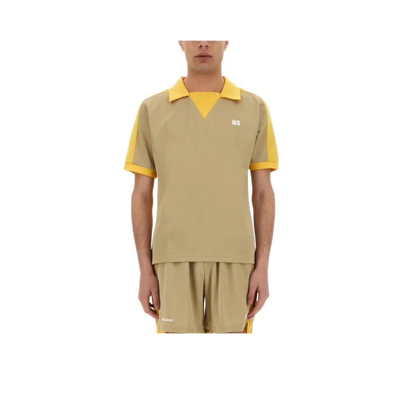 WALES BONNER Polo Shirt Men's Yellow-0