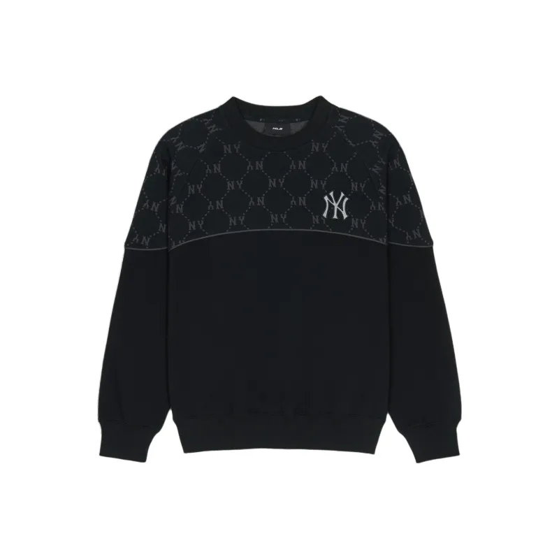 MLB New York Yankees Old Flower Sweatshirt Unisex Black-0